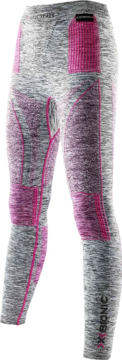 X-Bionic Energy Accumulator Evo Hose lang light grey melange/raspberry (Damen)