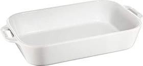 Zwilling Staub Ceramique Auflaufform eckig 34x24cm weiß