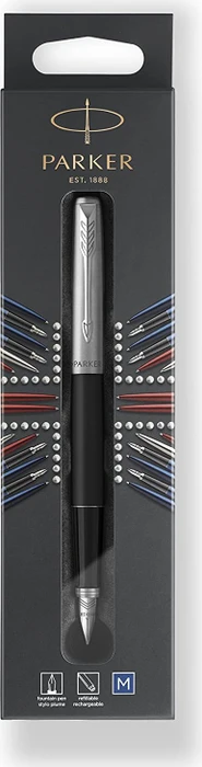 Parker Jotter bond street black, rechte Hand, mittel, Blister