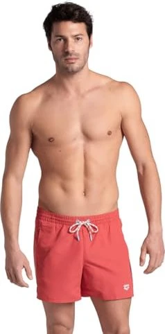 Arena Pro_File Logo Badeshorts astro red/white (Herren)