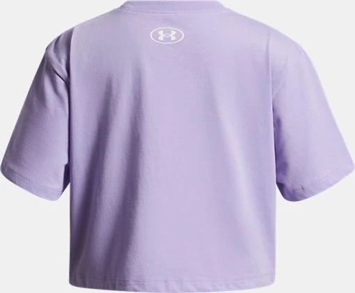 Under Armour Rival Funktionsshirt kurzarm transparent/weiß (Junior)