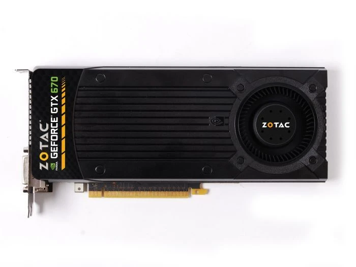 Zotac GeForce GTX 670, 2GB GDDR5, 2x DVI, HDMI, DP