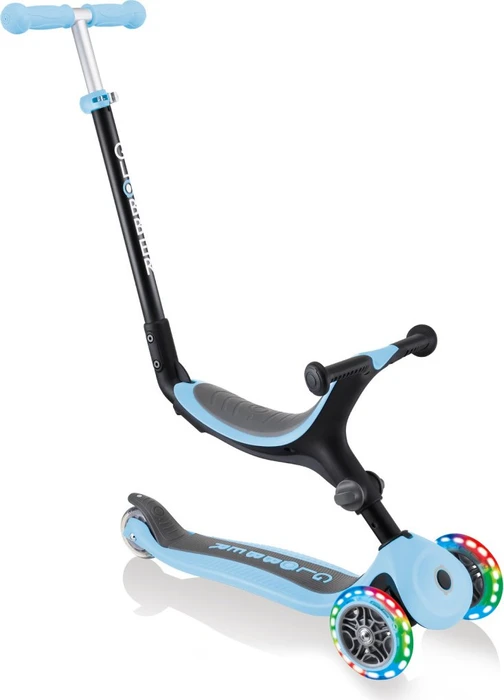 Globber Go Up Foldable Lights Kickboard