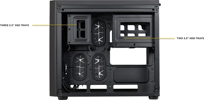 Corsair Crystal Series 280X, schwarz, Glasfenster