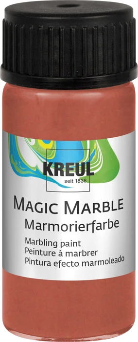 Kreul Magic Marble Marmorierfarbe Metallic, kupfer, 20ml