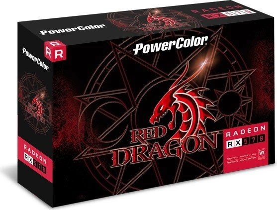 PowerColor Red Dragon Radeon RX 570, 4GB GDDR5, DVI, HDMI, 3x DP