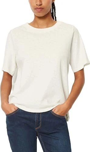 Marc O'Polo Relaxed Round Neck T-Shirt kurzarm silky white (Damen)