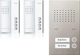 Ritto Acero pur Audio-Set, Zweifamilienhaus, Set
