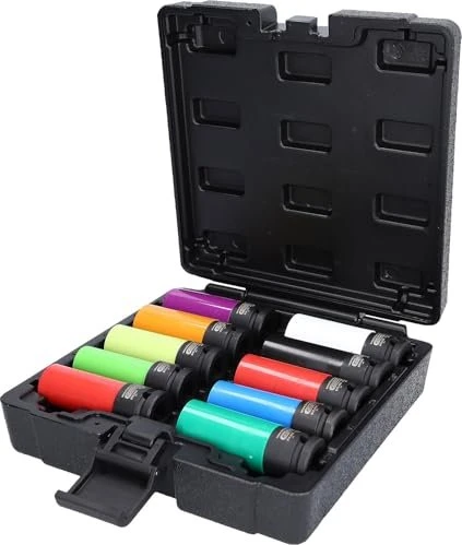 KS Tools Spezial-Alu-Felgen Kraft Steckschlüsselsatz inkl. Werkzeugbox, 10-tlg.