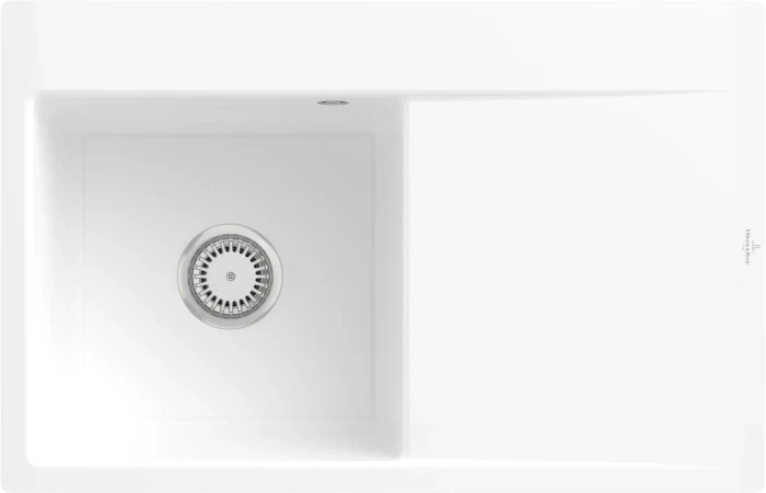Villeroy & Boch Subway Style 45 Flat flächenbündig Becken links snow white