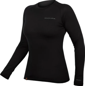 Endura BaaBaa Funktionsshirt langarm schwarz (Damen)