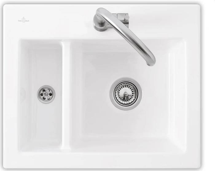 Villeroy & Boch Subway 620x510mm Einbau Becken reversibel snow white
