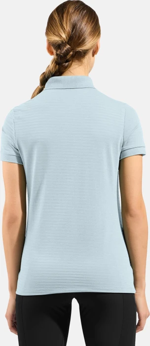 Odlo Ascent Natural Poloshirt kurzarm baby blue (Damen)