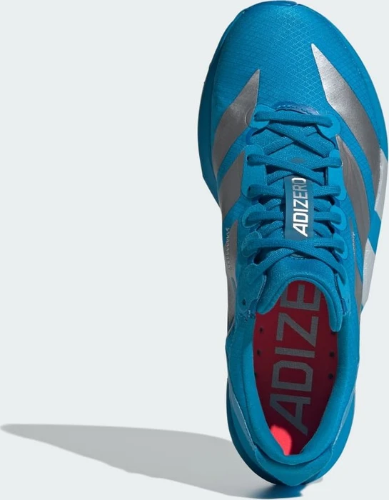 adidas Adizero Adios 9 silver metallic/lucid red (Damen)