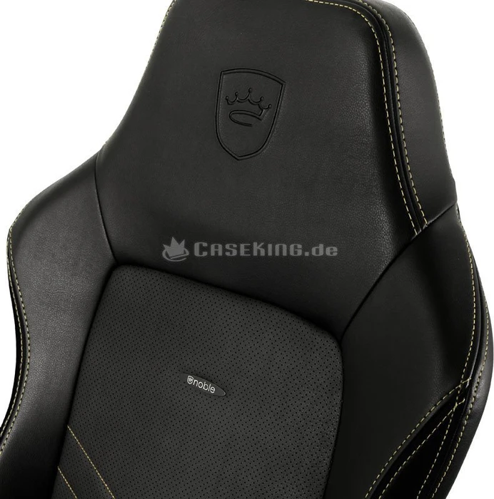 noblechairs Hero Gamingstuhl, schwarz/gold