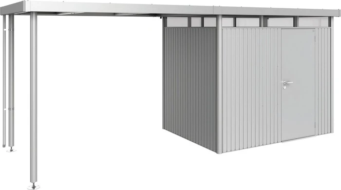 Biohort Seitendach L für Gerätehaus HighLine H2 silber-metallic