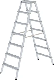 Günzburger Steigtechnik Alu 2-tlg. Stehleiter, 2x 7 Stufen