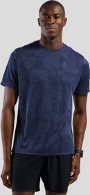 Odlo Zeroweight Engineered Chill-Tec Laufshirt kurzarm eclipse melange (Herren)