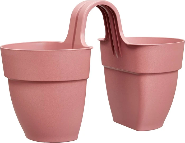 Elho Vibia Campana Flower Twin puderrosa