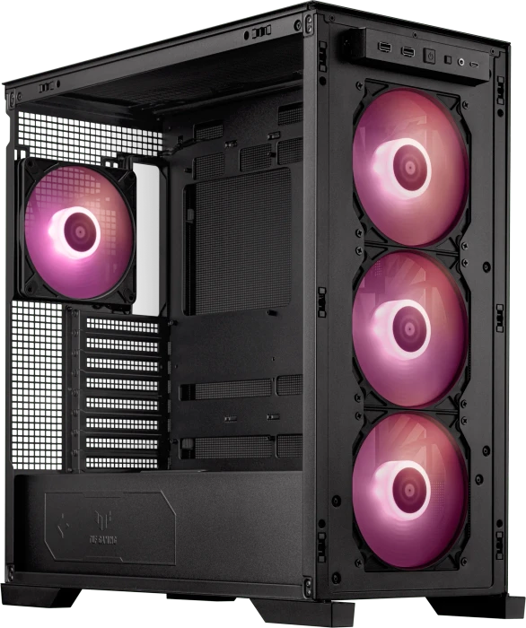ASUS TUF Gaming GT302 ARGB, schwarz, Glasfenster
