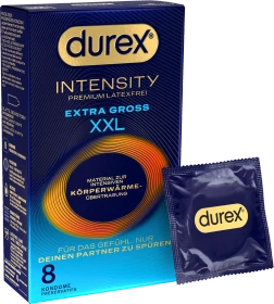 Durex Intensity Premium XXL, 8 Stück