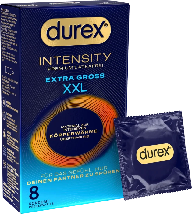 Durex Intensity Premium XXL, 8 Stück