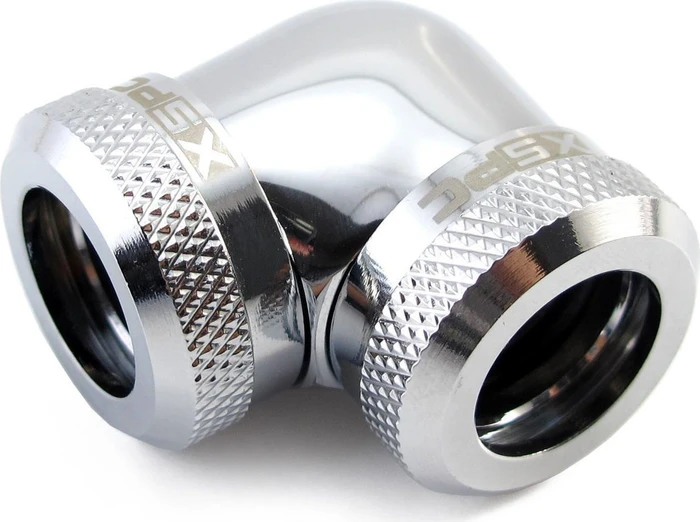 XSPC 14mm 90° L-Verbinder für Rohre, verchromt