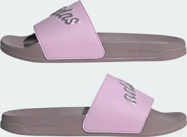 adidas Shower Adilette preloved fig/silver metallic/bliss lilac (Damen)