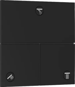 Hansgrohe ShowerSelect Comfort E Thermostat Unterputz für 3 Verbraucher mattschwarz