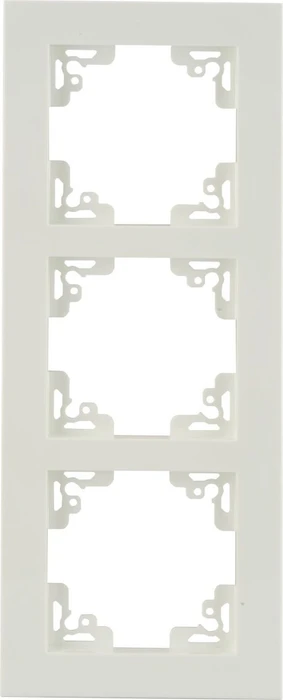 uniTEC MELBOURNE Serie 701 Abdeckrahmen 3-fach, alpinweiß
