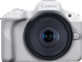 Canon EOS R50 weiß mit Objektiv RF-S 18-45mm 4.5-6.3 IS STM