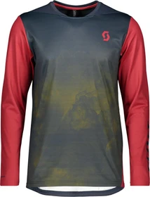 Scott Trail Storm Trikot langarm blue nights/wine red (Herren)