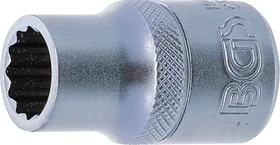 BGS technic Außenzwölfkant Steckschlüssel 1/2", 12mm