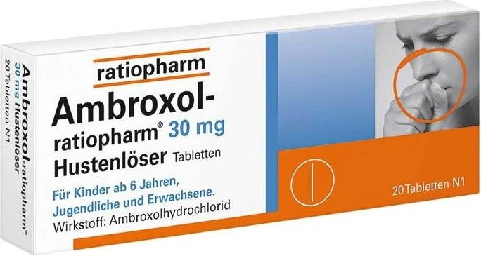 Ambroxol-ratiopharm 30mg Hustenlöser Tabletten, 20 Stück