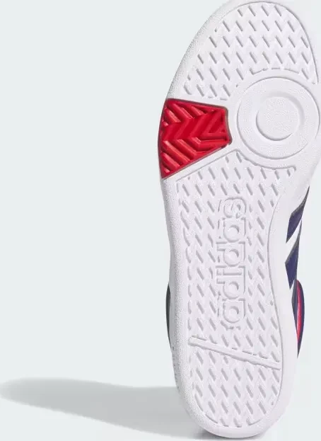 adidas Hoops Mid 4.0 cloud white/dark blue/team victory red (Junior)