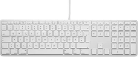 LMP Tastatur mit Zahlenblock für Mac, silber, USB, DE (LMP-KB-1243-DE / 17203)