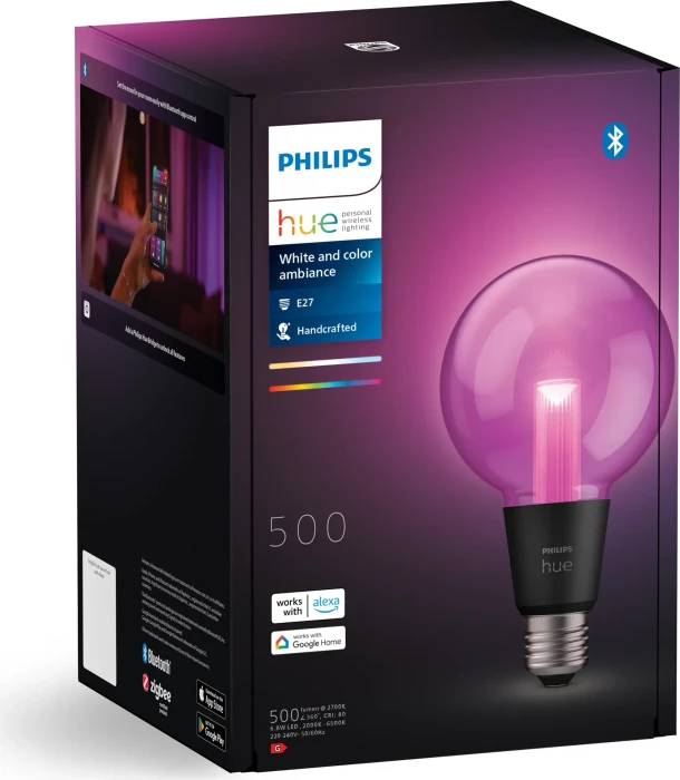 Philips Hue White and Color Ambiance Lightguide E27 G95 6.8W