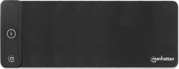 Manhattan XXL RGB LED Gaming Mauspad mit kabellosem Induktionsladegerät, 800x350mm, schwarz
