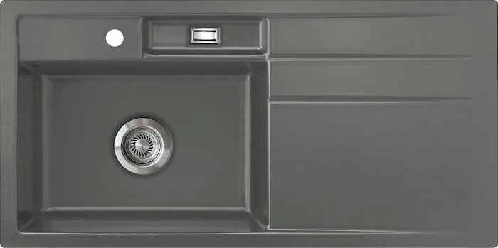 systemceram Bela 100 F Einbau Becken links lava