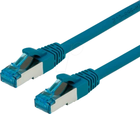 Value Patchkabel, Cat6a, S/FTP, RJ-45/RJ-45, 7m, blau