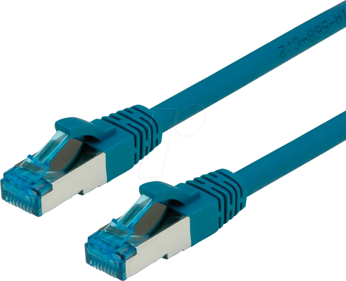 Value Patchkabel, Cat6a, S/FTP, RJ-45/RJ-45, 7m, blau