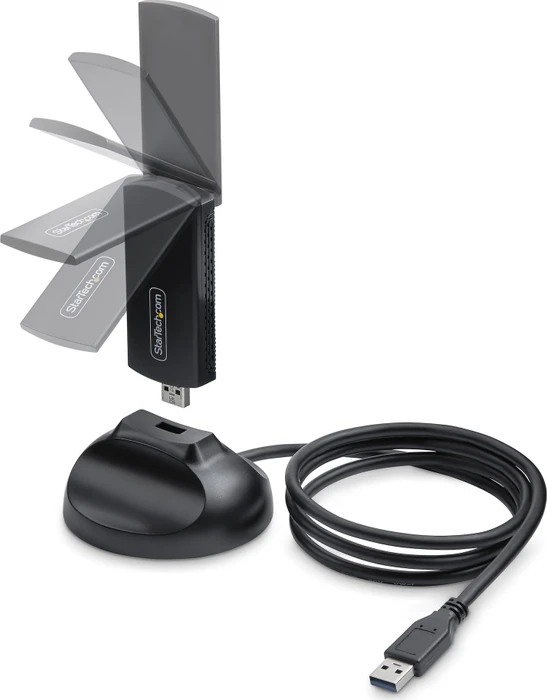 StarTech Wi-Fi 6E AXE5400, 2.4GHz/5GHz/6GHz WLAN, USB-A 3.0 [Stecker]