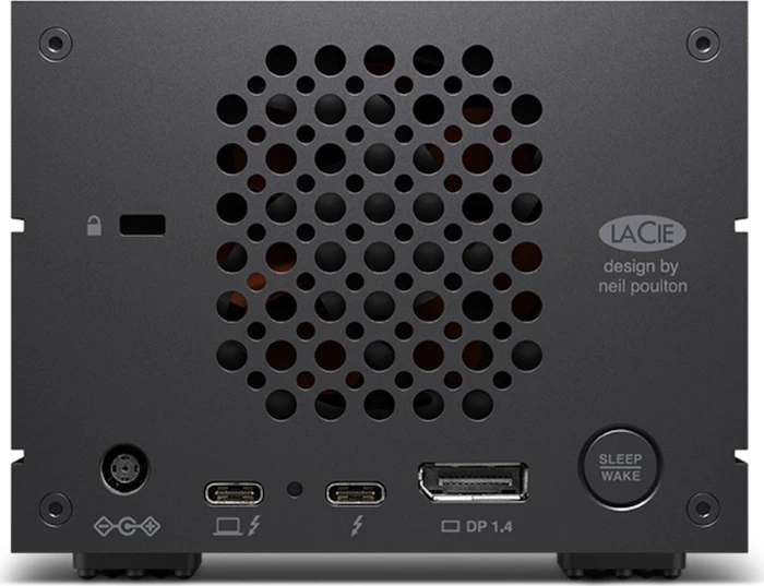 LaCie 2big Dock 2022, 40TB, +Rescue, USB-C 3.0/Thunderbolt 3 / USB-C 3.1