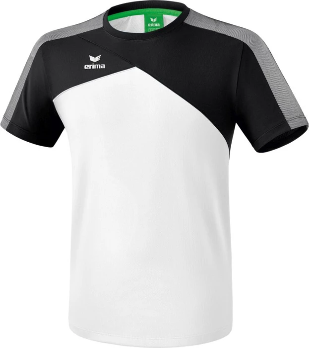 Erima Premium One 2.0 Running Laufshirt kurzarm weiß/schwarz (Herren)