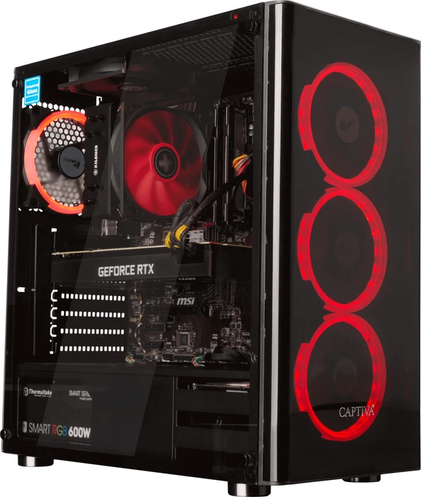 Captiva Gaming G15IG 19V2, Core i5-9400F, 16GB RAM, 240GB SSD, 1TB HDD, GeForce RTX 2080 SUPER