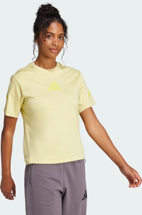 adidas Z.N.E. T-Shirt kurzarm powder yellow (Damen)