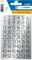 Herma Zahlenetiketten 1-100, 20x18mm, schwarz/silber, 4 Blatt (216 Etiketten) Vorschaubild