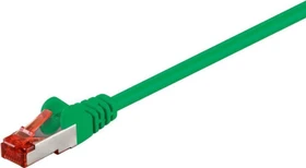 goobay Patchkabel, Cat6, S/FTP, RJ-45/RJ-45, 0.25m, grün