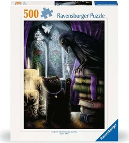 Ravensburger Puzzle Rabe und Katze im Turmzimmer
