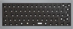 Keychron Q4 QMK Custom, 60% Layout, Barebone Tastatur, Silver Grey, ISO